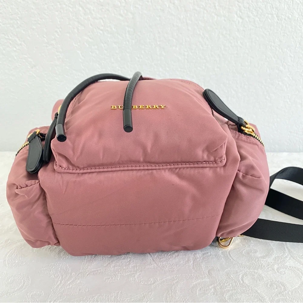 Burberry small Pink nylon Backpack